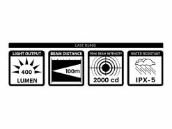 Eclairage Cast HL 400 -BIKES Soldes Cast HL400@400000225@5