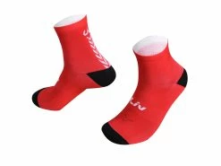 Chaussettes Liv Custom -BIKES Soldes CustomSocks Cherry Front